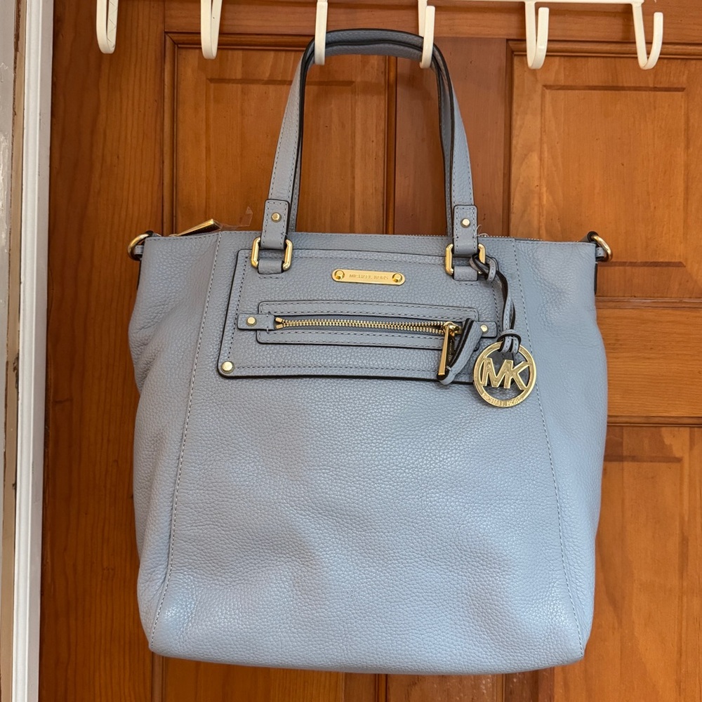 NWT Michael Kors light blue purse